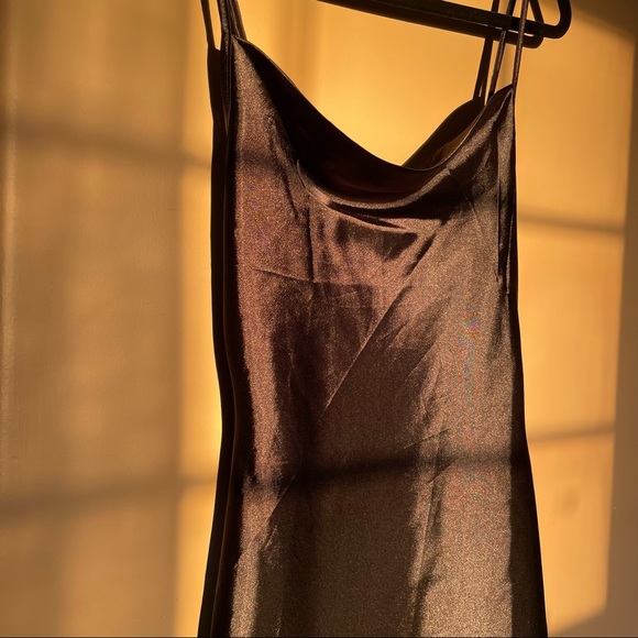 Black Slip Dress - Picture 5 of 5